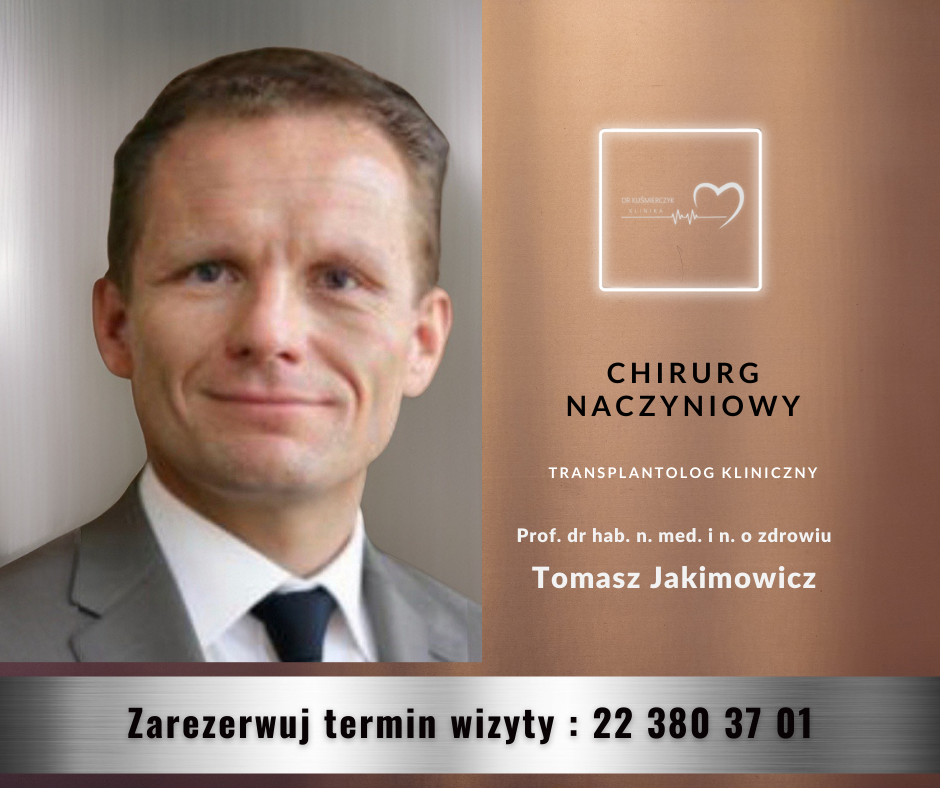 prof. dr hab. n. med. i n. o zdrowiu  Tomasz Jakimowicz